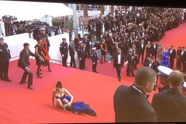 环球夫人邢小红是谁几岁个人资料老公介绍戛纳红毯故意摔倒走光照