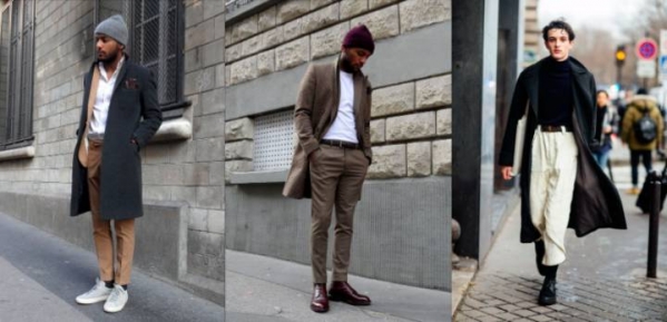 大衣配什么裤子好看男里面穿什么内搭 秋冬潮男这样穿大衣