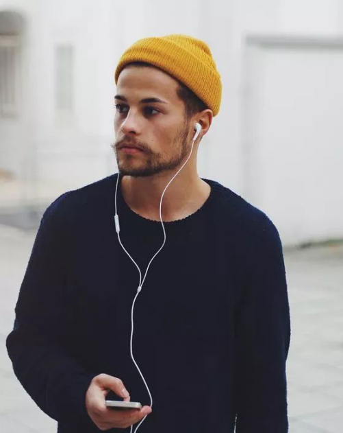 男生针织帽怎么戴好看图片正确戴法 冬天你需要帽子来扮酷